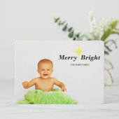 vrolijk feestdagenkaart (Staand voorkant)