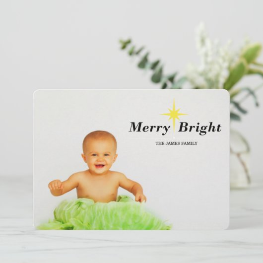 vrolijk feestdagenkaart (Staand voorkant)