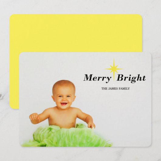 vrolijk feestdagenkaart (Voorkant / Achterkant)