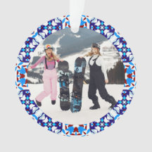 Vrolijk Feestelijk Blauw Kerst Foto Afbeelding Lij