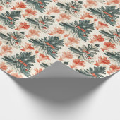 Vrolijk feestelijk inpakpapier (Hoek)