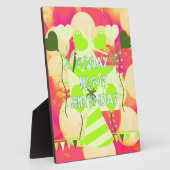 Vrolijk feestontwerp: vandaag is mijn verjaardag fotoplaat (Zijkant)