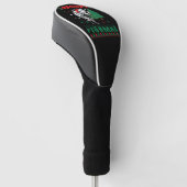 Vrolijk Fishmas Vis Vist Papa Visser Kerstmis Golfheadcover (Schuin)