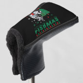 Vrolijk Fishmas Vis Vist Papa Visser Kerstmis Golfheadcover (3/4 voorkant)