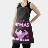 Vrolijk Fitmas en een vrolijk nieuw Geweldige acht Schort (Insitu)