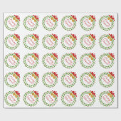 Vrolijk Fitness Krans KetelBells Geschenk Wrap voo Cadeaupapier (Vlak)