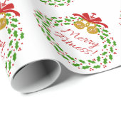 Vrolijk Fitness Krans KetelBells Geschenk Wrap voo Cadeaupapier (Rol Hoek)