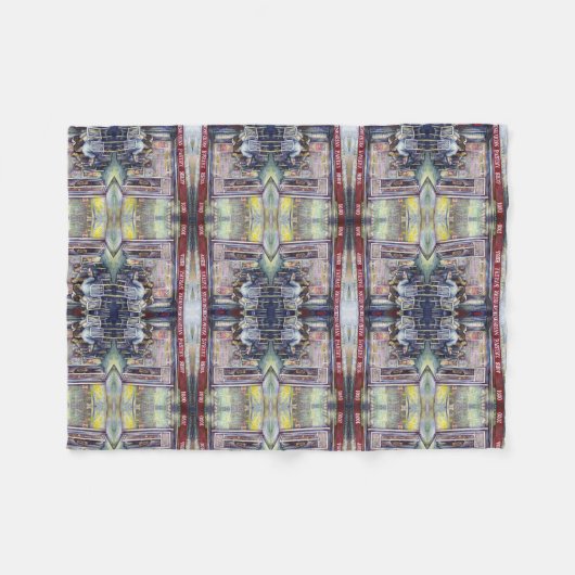 vrolijk fleece deken (Voorkant (Horizontaal))