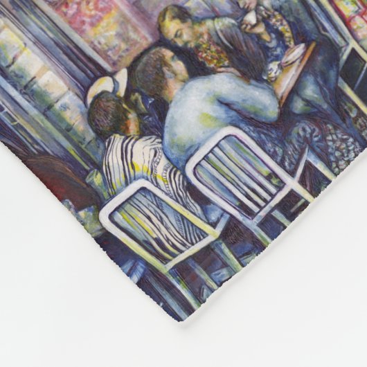 vrolijk fleece deken (Hoek)