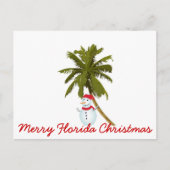 Vrolijk Florida kerst Feestdagenkaart (Voorkant)