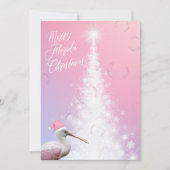 Vrolijk Florida Kerst Tropische Vogel en Boom Feestdagenkaart (Voorkant)