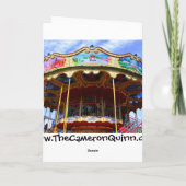 Vrolijk-gaan-rond San Francisco Feestdagen Kaart (Achterkant)