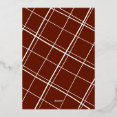 vrolijk | Galerij Muur 6 Foto Collage Kerstmis Folie Feestdagenkaart (Achterkant)