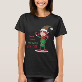 Vrolijk Gaymas Meisje Elf T-shirt