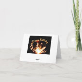 Vrolijk Geburtstagskarte. Kaart (Achterkant)