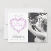 Vrolijk gehuwd paars maffe kerst (Voorkant)