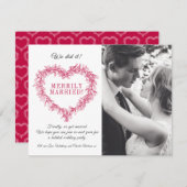 Vrolijk gehuwde witte bruine kerstmis (Voorkant / Achterkant)