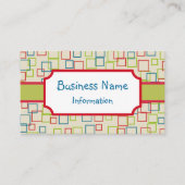 Vrolijk Gepersonaliseerd Visitekaartje (Voorkant)