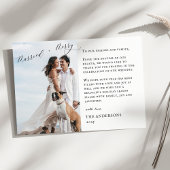 Vrolijk getrouwd kalligrafie bruiloft Kerstmis Bedankkaart