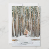 Vrolijk getrouwd Pas getrouwd kerst Feestdagenkaart (Achterkant)