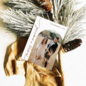 Vrolijk & getrouwde foto Vakantie Kerst Kaart