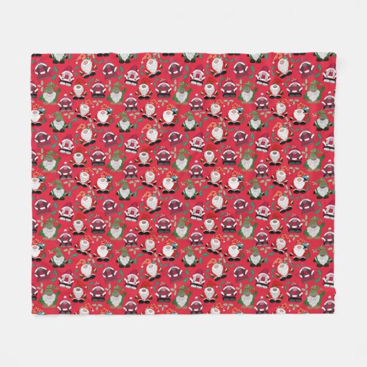 Vrolijk Gonkmas! Kerstmis ontwerp voor liefhebbers Fleece Deken (Voorkant (Horizontaal))