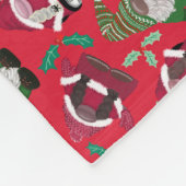 Vrolijk Gonkmas! Kerstmis ontwerp voor liefhebbers Fleece Deken (Hoek)