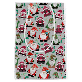 Vrolijk Gonkmas! Kerstmis ontwerp voor liefhebbers Medium Cadeauzakje