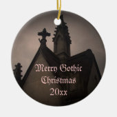 Vrolijk Gotisch Kerst crypt ornament (Voorkant)