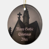 Vrolijk Gotisch Kerst crypt ornament (Links)
