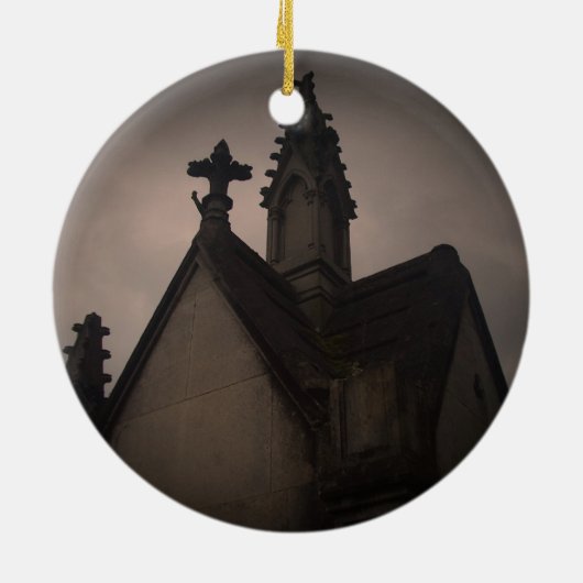Vrolijk Gotisch Kerst crypt ornament (Achterkant)