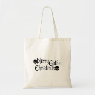 Vrolijk gotische kerst Canvas tas