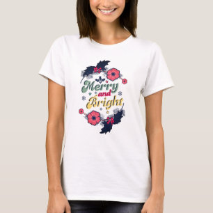 Vrolijk, grappig kerst Grappig ontwerp T-shirt