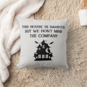 Vrolijk grappig spookhuis Halloween Kussen (Deken)