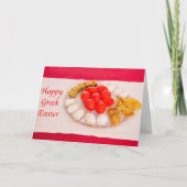 Vrolijk Grieks Pasen met Griekse koekjes Kaart (Voorkant)
