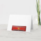 Vrolijk Grieks Pasen met Tsoureki Brood Kaart (Achterkant)