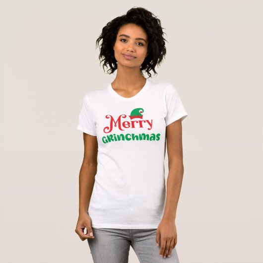 Vrolijk Grinchmas Grappig T-shirt (Voorkant volledig)