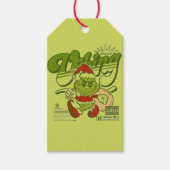 💚 vrolijk grinchmas | Grappige Kerst T-shirt | Cadeaulabel (Voorkant)