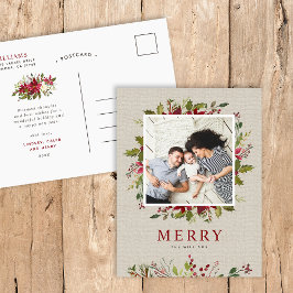 Vrolijk groen | Kerstfoto Feestdagenkaart