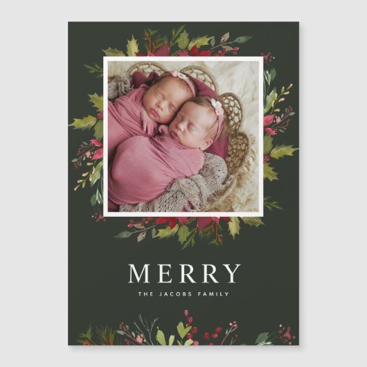 Vrolijk groen | Magnetische vakantie fotokaart (Voorkant)