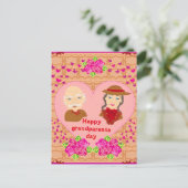 Vrolijk grootouderdag Briefkaart (Staand voorkant)