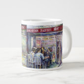 vrolijk grote koffiekop (Voorkant rechts)