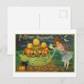 Vrolijk Halloween Briefkaart (Voorkant / Achterkant)