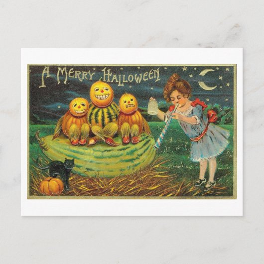 Vrolijk Halloween Briefkaart (Voorkant)