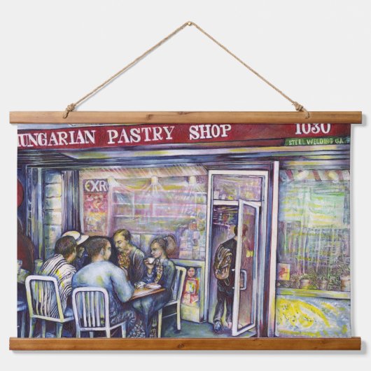 vrolijk hangend wandkleed (Voorkant)