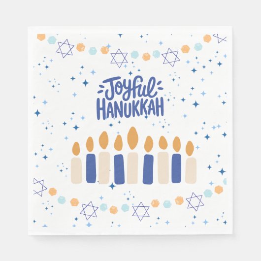 Vrolijk Hanukka Servet (Voorkant)