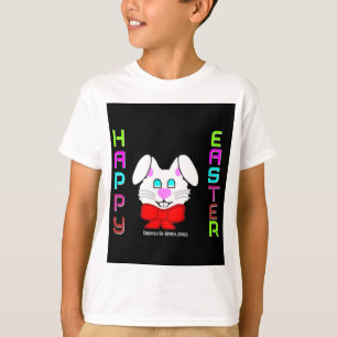 Vrolijk Happy Easter Bunny Boys White T Shirt