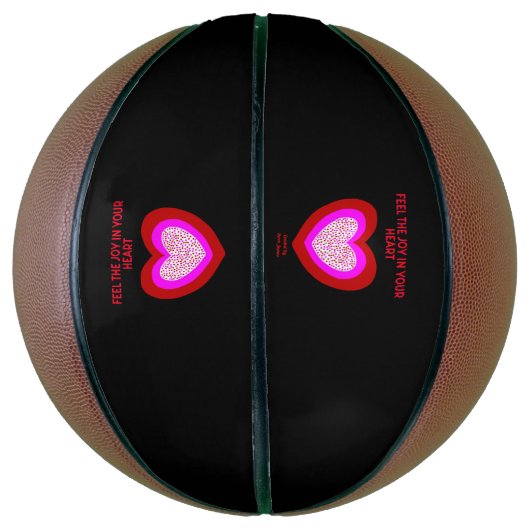 Vrolijk hart basketbal (Verticaal)