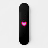 Vrolijk hart skateboard (Voorkant)