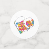 Vrolijk Hart van Lydia's Art Sangria Confetti (Kleine voorkant)